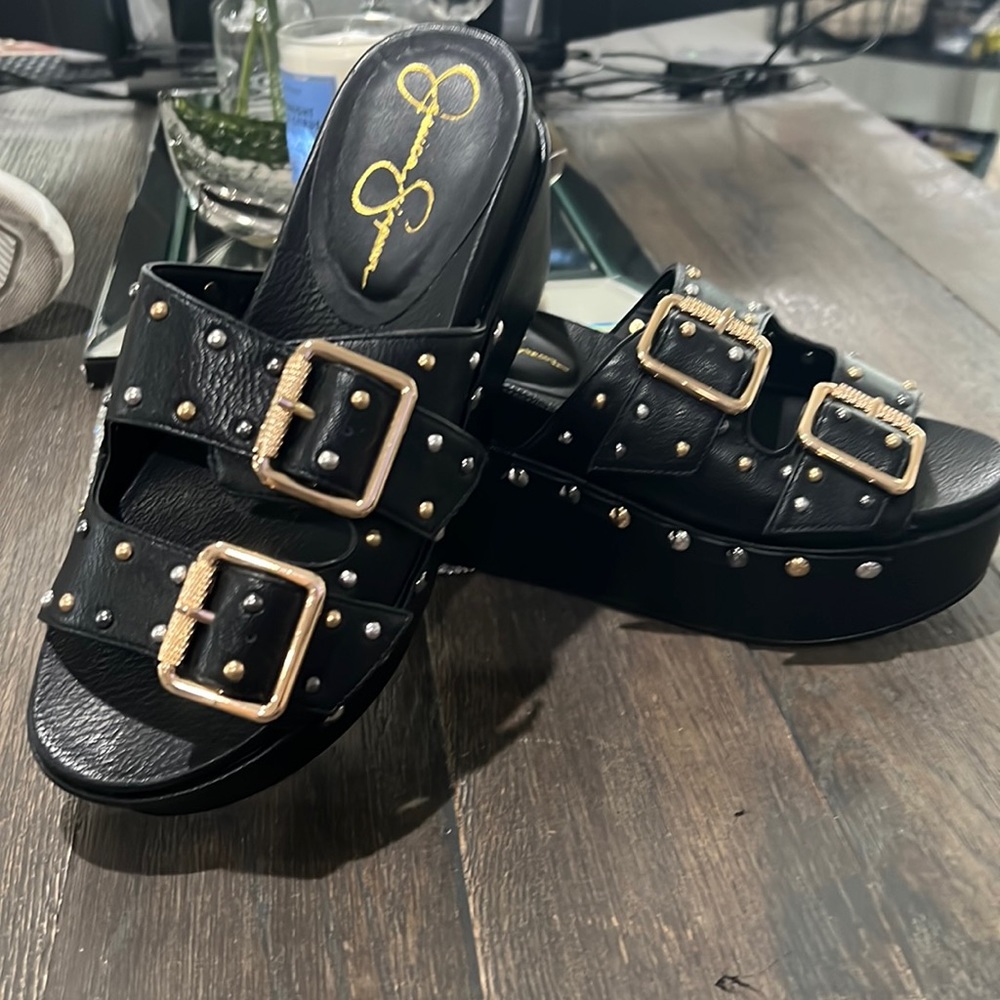 Brand new Jessica Simpson slides.